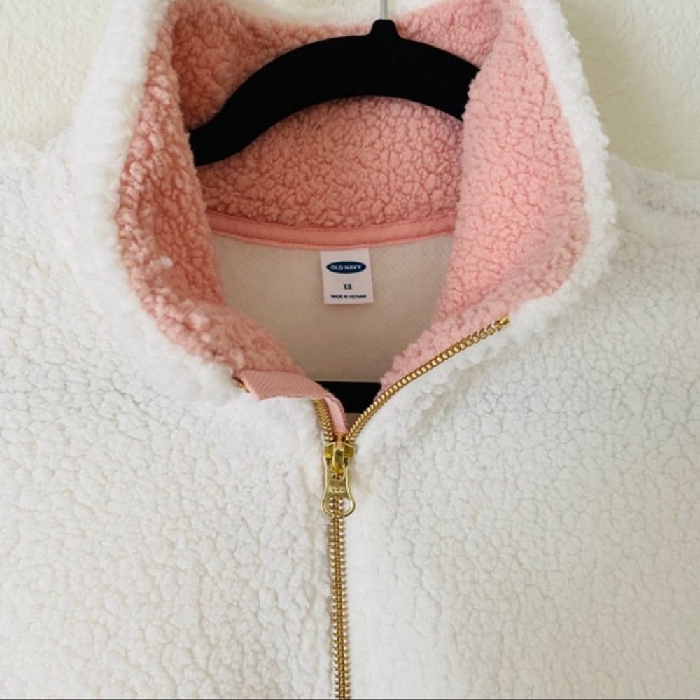 Old Navy | NWT Plush Sherpa 1/4-Zip Pullover - Picture 5 of 5